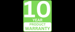 10 Year Product Warranty